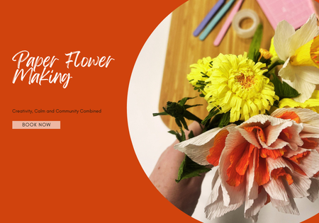 Paper Flower Making activity image
